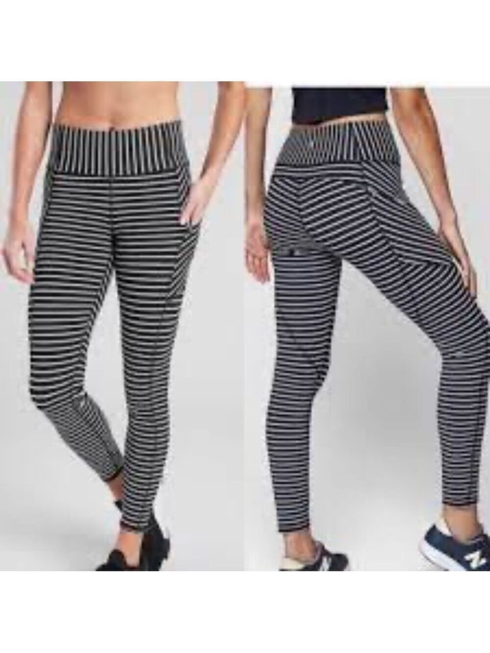Athleta Stripe Contender 7/8 Leggings